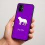 כיסוי בעיצוב אישי עם השם שלך לדגם - Motorola Moto G34 5G בעיצוב כלב