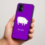כיסוי בעיצוב אישי עם השם שלך לדגם - Motorola Moto G34 5G בעיצוב חזיר