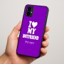 כיסוי בעיצוב אישי עם השם שלך לדגם - Motorola Moto G34 5G בעיצוב אוהבת את החבר שלי