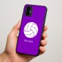 כיסוי בעיצוב אישי עם השם שלך לדגם - Motorola Moto G34 5G בעיצוב כדור כדורעף