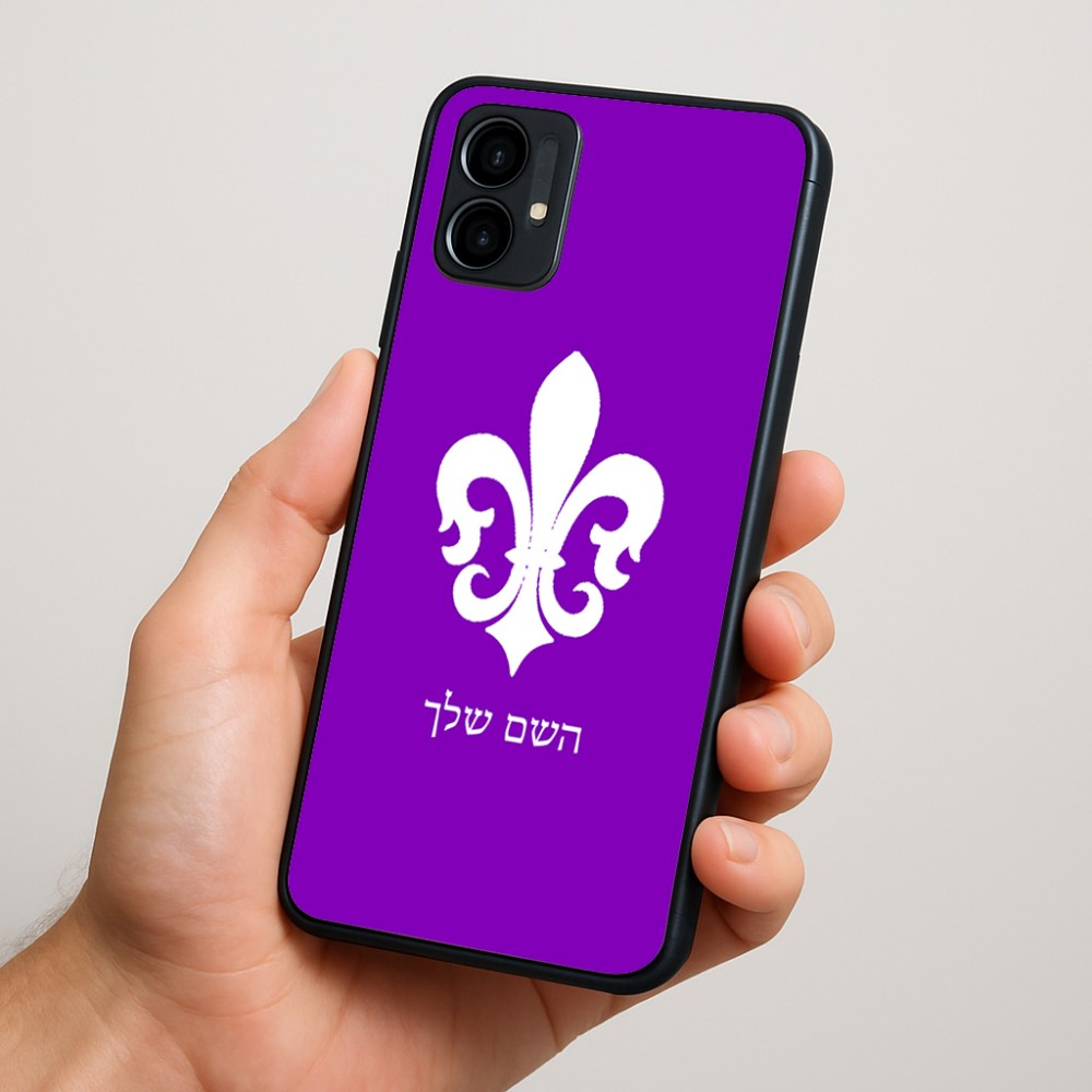 כיסוי בעיצוב אישי עם השם שלך לדגם - Motorola Moto G34 5G בעיצוב פרחי פרחים - צרפת