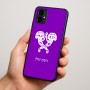 כיסוי בעיצוב אישי עם השם שלך לדגם - Motorola Moto G34 5G בעיצוב פרחי קרן