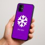 כיסוי בעיצוב אישי עם השם שלך לדגם - Motorola Moto G34 5G בעיצוב שלג