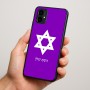 כיסוי בעיצוב אישי עם השם שלך לדגם - Motorola Moto G34 5G בעיצוב מגן דוד - מגן דוד - ישראל