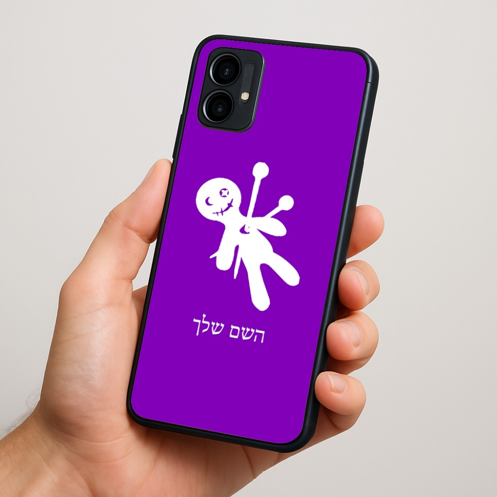 כיסוי בעיצוב אישי עם השם שלך לדגם - Motorola Moto G34 5G בעיצוב וודו