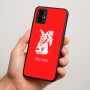 כיסוי בעיצוב אישי עם השם שלך לדגם - Motorola Moto G34 5G בעיצוב ארנב מחזיק גזר