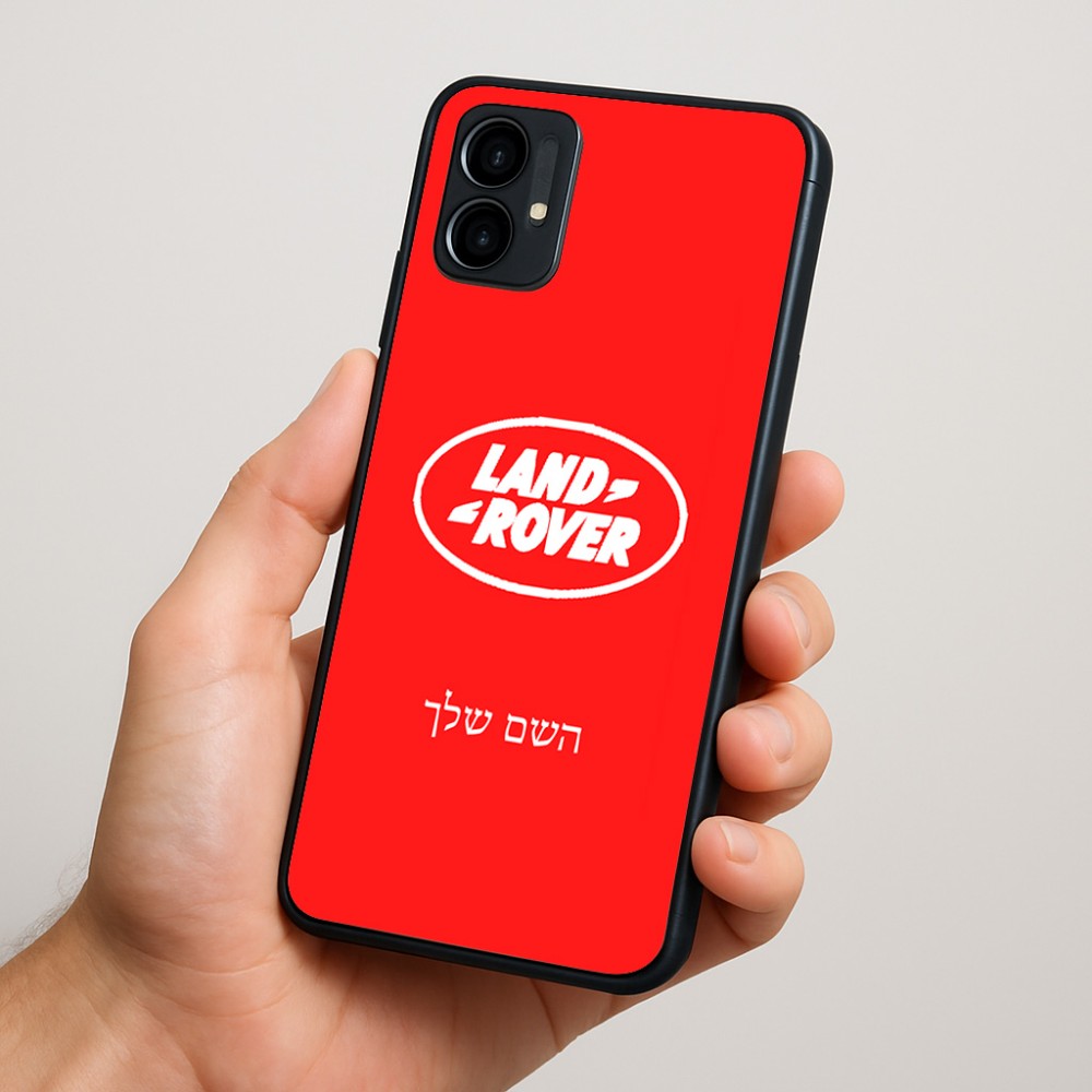 כיסוי בעיצוב אישי עם השם שלך לדגם - Motorola Moto G34 5G בעיצוב לנד רובר
