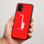 כיסוי בעיצוב אישי עם השם שלך לדגם - Motorola Moto G34 5G בעיצוב סקסופון