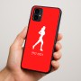 כיסוי בעיצוב אישי עם השם שלך לדגם - Motorola Moto G34 5G בעיצוב רץ רץ אישה