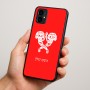 כיסוי בעיצוב אישי עם השם שלך לדגם - Motorola Moto G34 5G בעיצוב פרחי קרן