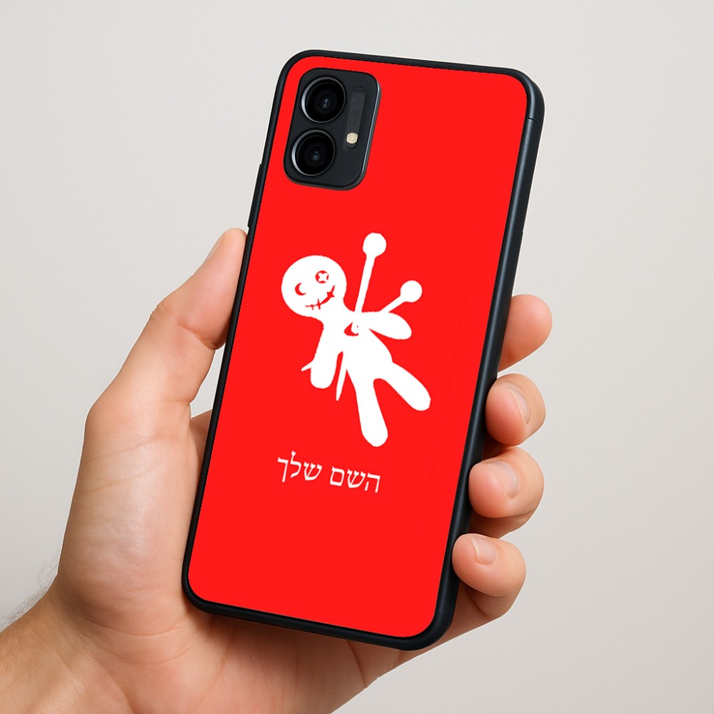 כיסוי בעיצוב אישי עם השם שלך לדגם - Motorola Moto G34 5G בעיצוב וודו