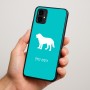 כיסוי בעיצוב אישי עם השם שלך לדגם - Motorola Moto G34 5G בעיצוב כלב