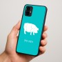 כיסוי בעיצוב אישי עם השם שלך לדגם - Motorola Moto G34 5G בעיצוב חזיר