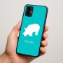 כיסוי בעיצוב אישי עם השם שלך לדגם - Motorola Moto G34 5G בעיצוב קרנף