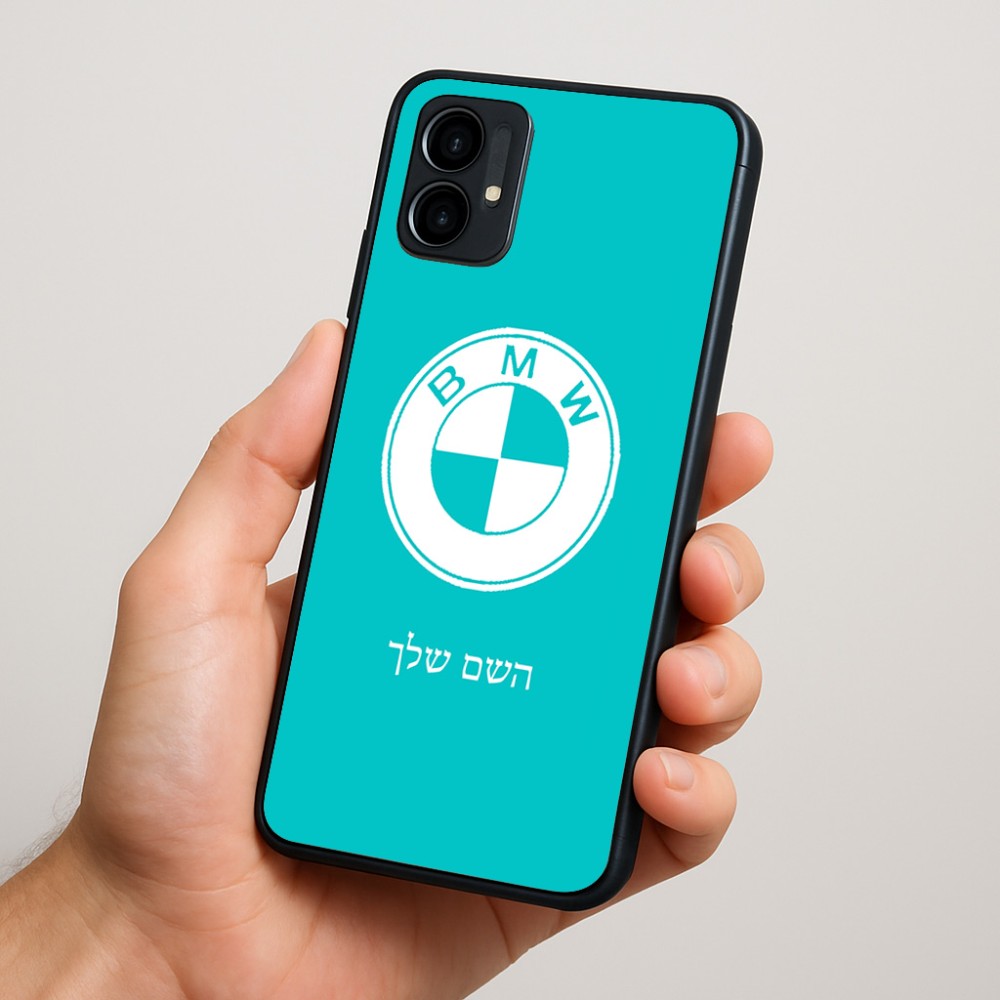 כיסוי בעיצוב אישי עם השם שלך לדגם - Motorola Moto G34 5G בעיצוב ב.מ.וו