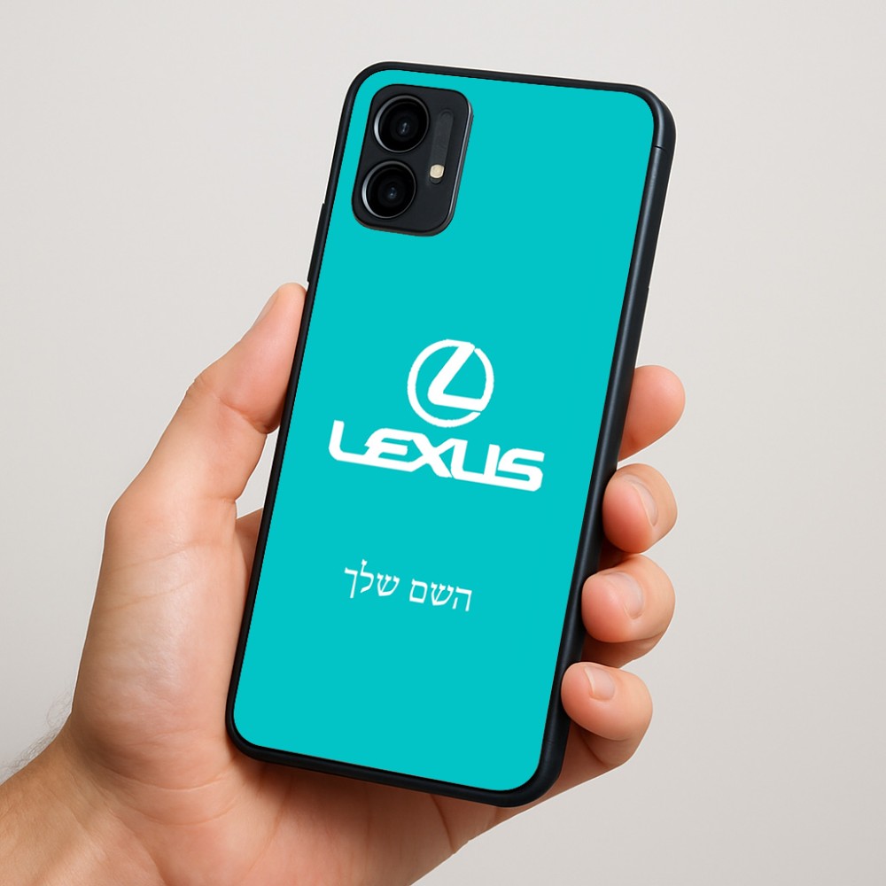 כיסוי בעיצוב אישי עם השם שלך לדגם - Motorola Moto G34 5G בעיצוב לקסוס