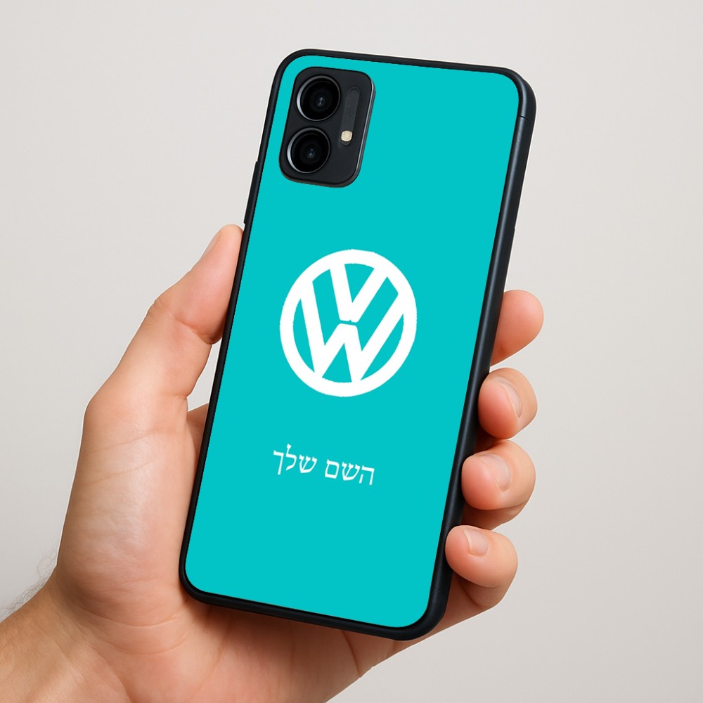 כיסוי בעיצוב אישי עם השם שלך לדגם - Motorola Moto G34 5G בעיצוב פולקסווגן