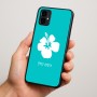 כיסוי בעיצוב אישי עם השם שלך לדגם - Motorola Moto G34 5G בעיצוב פרח היביסקוס