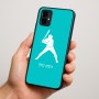 כיסוי בעיצוב אישי עם השם שלך לדגם - Motorola Moto G34 5G בעיצוב שחקן בייסבול