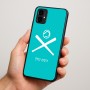 כיסוי בעיצוב אישי עם השם שלך לדגם - Motorola Moto G34 5G בעיצוב כדור בסיס