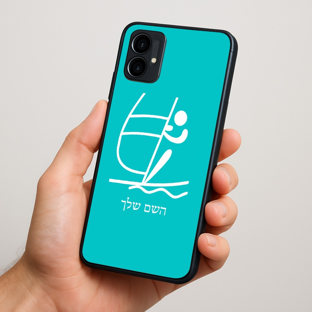 כיסוי בעיצוב אישי עם השם שלך לדגם - Motorola Moto G34 5G בעיצוב שייט אולימפי