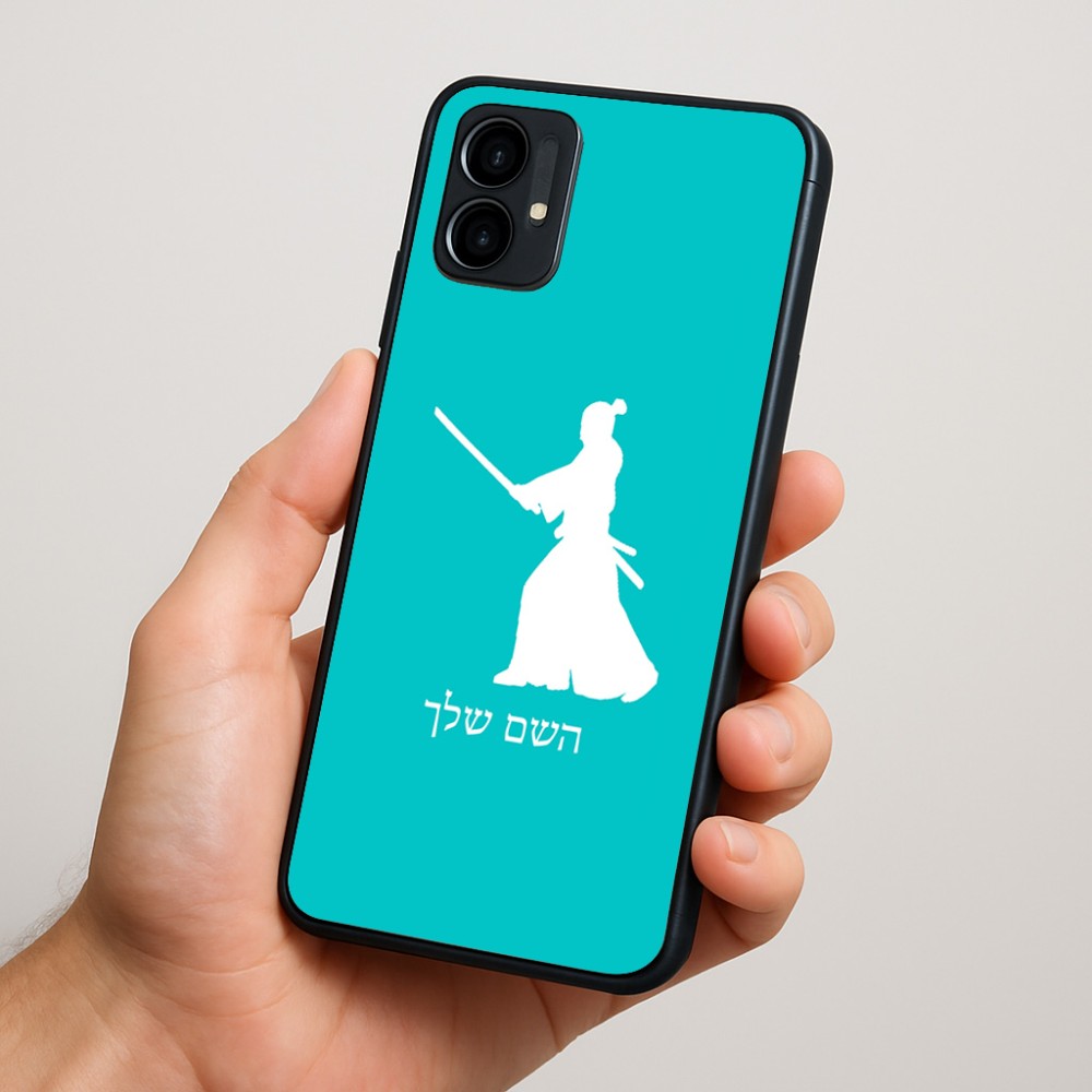 כיסוי בעיצוב אישי עם השם שלך לדגם - Motorola Moto G34 5G בעיצוב סמוראי