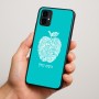 כיסוי בעיצוב אישי עם השם שלך לדגם - Motorola Moto G34 5G בעיצוב הדפס תפוח
