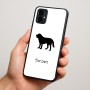 כיסוי בעיצוב אישי עם השם שלך לדגם - Motorola Moto G34 5G בעיצוב כלב