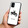 כיסוי בעיצוב אישי עם השם שלך לדגם - Motorola Moto G34 5G בעיצוב הארלי-דיווידסון