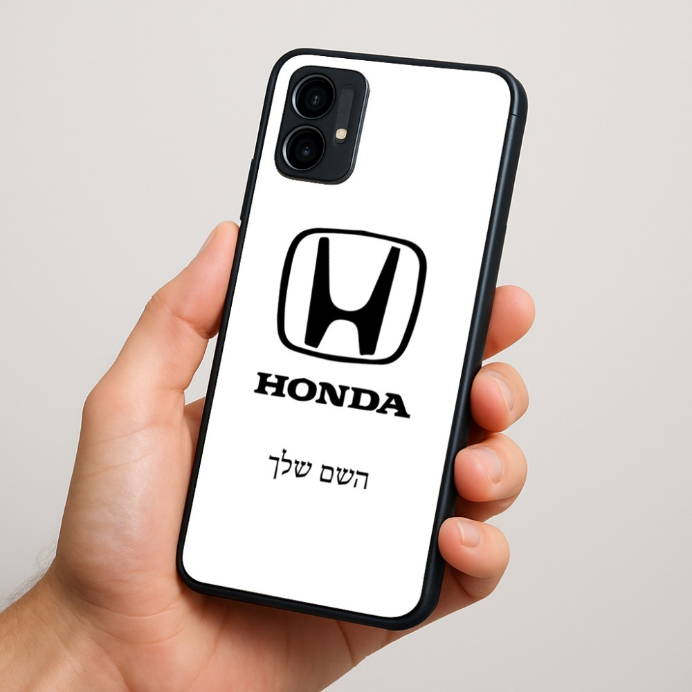 כיסוי בעיצוב אישי עם השם שלך לדגם - Motorola Moto G34 5G בעיצוב הונדה 2