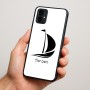 כיסוי בעיצוב אישי עם השם שלך לדגם - Motorola Moto G34 5G בעיצוב סירה
