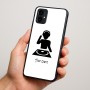 כיסוי בעיצוב אישי עם השם שלך לדגם - Motorola Moto G34 5G בעיצוב אזור מוזיקה של די ג'יי