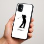 כיסוי בעיצוב אישי עם השם שלך לדגם - Motorola Moto G34 5G בעיצוב שחקן גולף