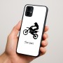 כיסוי בעיצוב אישי עם השם שלך לדגם - Motorola Moto G34 5G בעיצוב מוטוקרוס