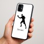 כיסוי בעיצוב אישי עם השם שלך לדגם - Motorola Moto G34 5G בעיצוב שחקן פינג פונג