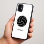 כיסוי בעיצוב אישי עם השם שלך לדגם - Motorola Moto G34 5G בעיצוב כדור כדורעף
