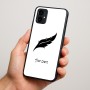 כיסוי בעיצוב אישי עם השם שלך לדגם - Motorola Moto G34 5G בעיצוב נוצת נוצה