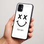 כיסוי בעיצוב אישי עם השם שלך לדגם - Motorola Moto G34 5G בעיצוב סמיילי
