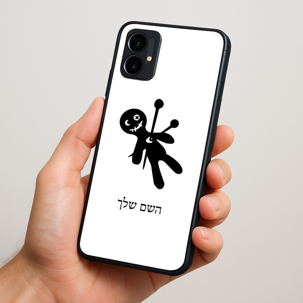 כיסוי בעיצוב אישי עם השם שלך לדגם - Motorola Moto G34 5G בעיצוב וודו