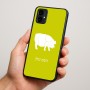 כיסוי בעיצוב אישי עם השם שלך לדגם - Motorola Moto G34 5G בעיצוב חזיר