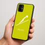 כיסוי בעיצוב אישי עם השם שלך לדגם - Motorola Moto G34 5G בעיצוב קפיצת סקי אולימפית