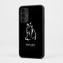 כיסוי בעיצוב אישי עם השם שלך לדגם - Motorola Moto G35 5G בעיצוב חתול