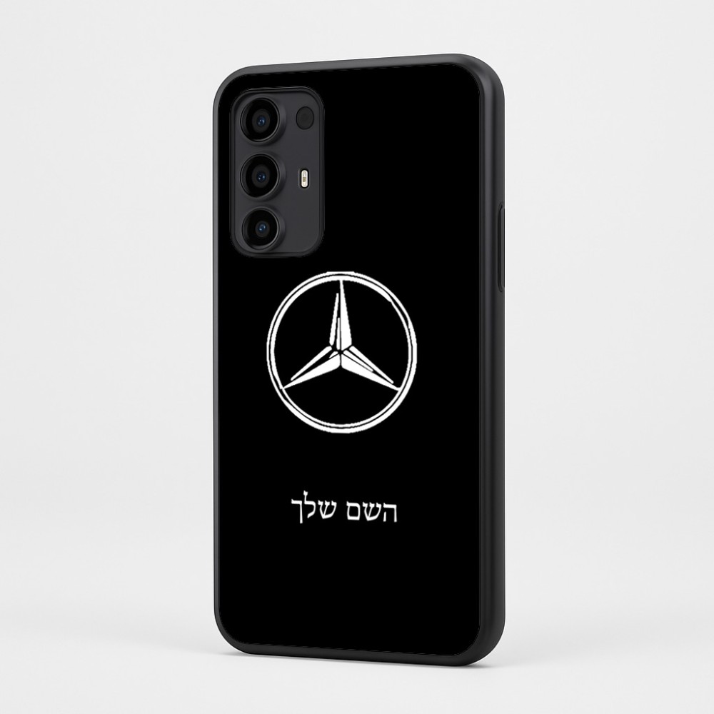 כיסוי בעיצוב אישי עם השם שלך לדגם - Motorola Moto G35 5G בעיצוב מרצדס-בנץ