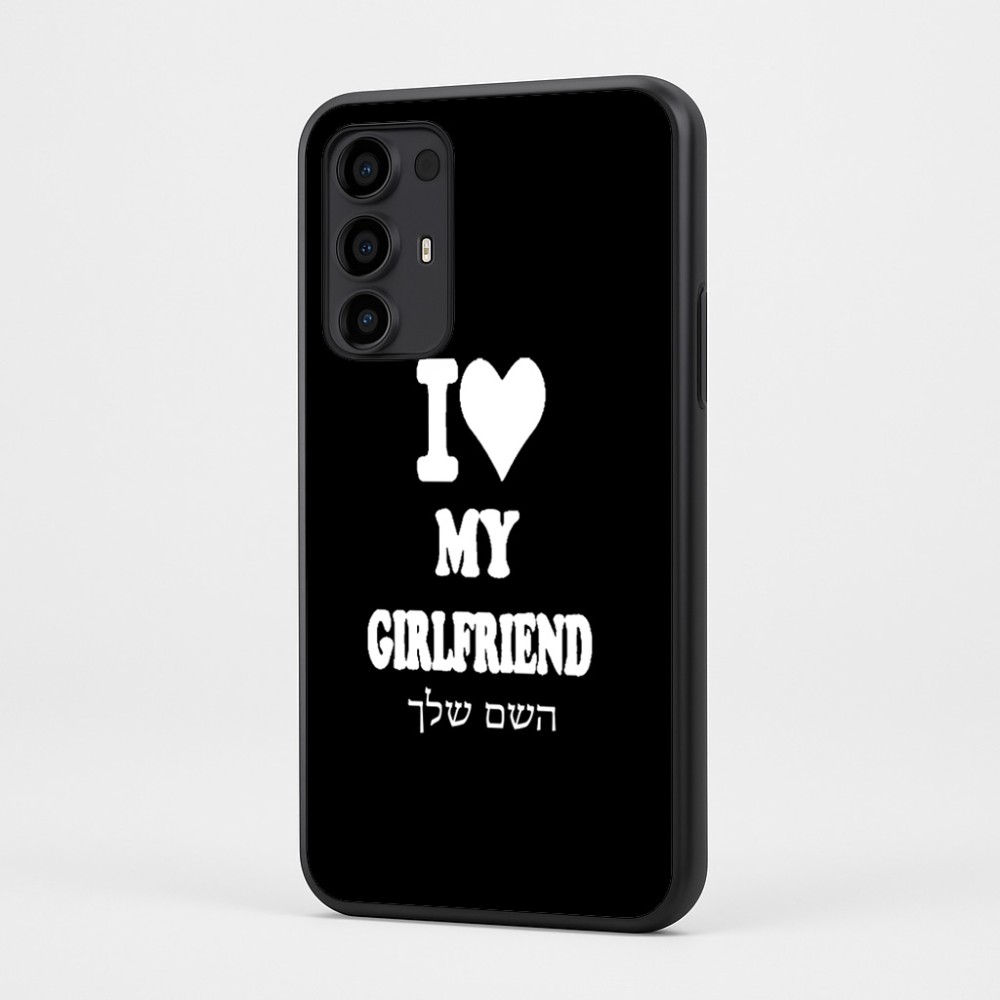 כיסוי בעיצוב אישי עם השם שלך לדגם - Motorola Moto G35 5G בעיצוב אוהב את החברה שלי