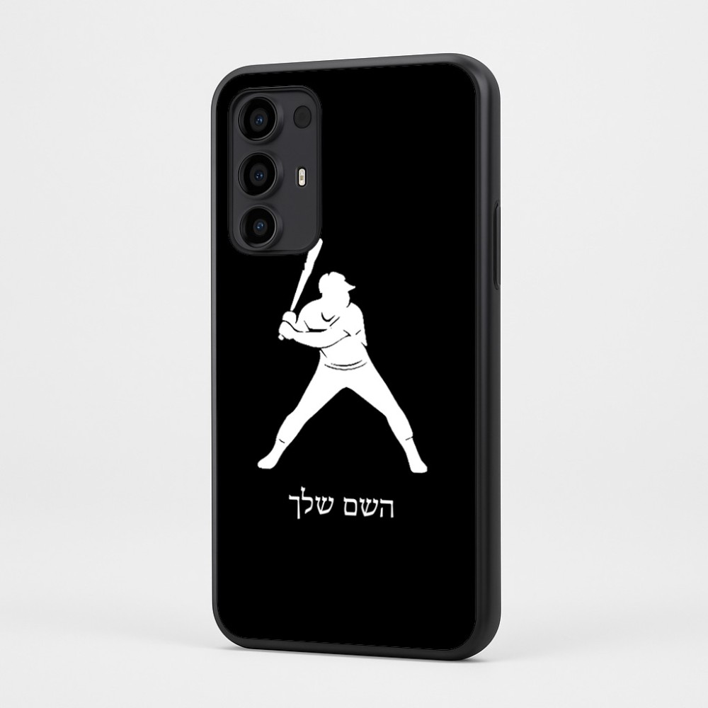 כיסוי בעיצוב אישי עם השם שלך לדגם - Motorola Moto G35 5G בעיצוב שחקן בייסבול