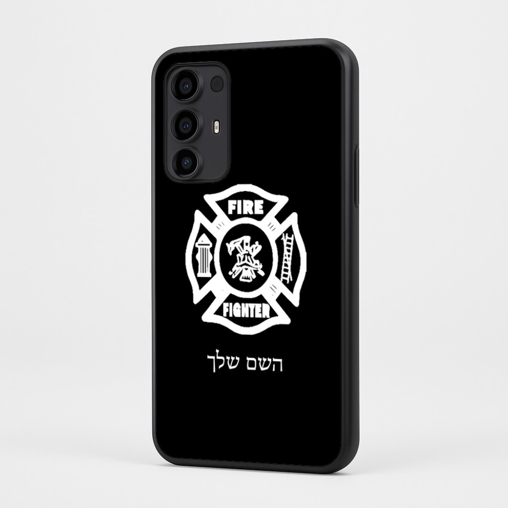 כיסוי בעיצוב אישי עם השם שלך לדגם - Motorola Moto G35 5G בעיצוב כבאי - תגית