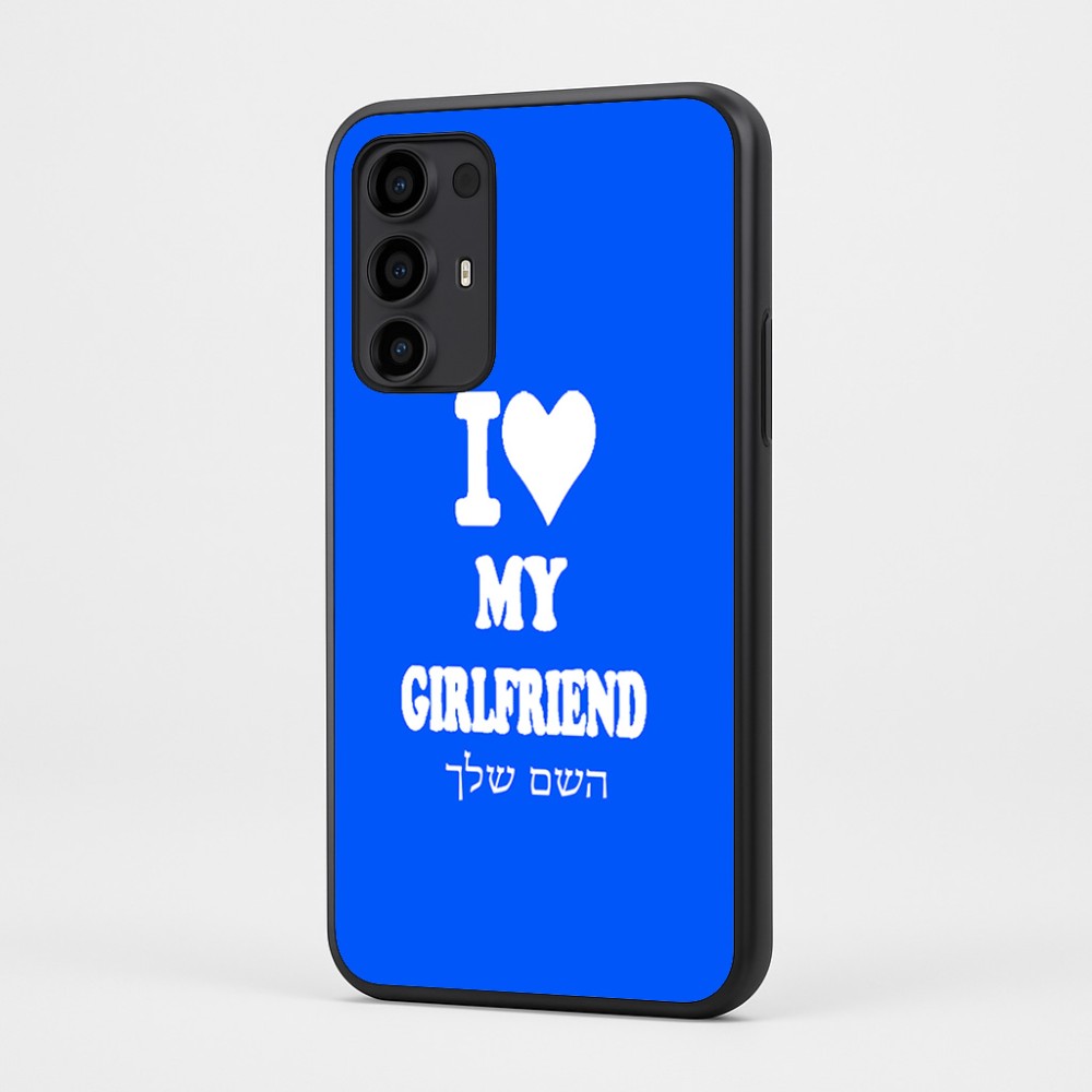 כיסוי בעיצוב אישי עם השם שלך לדגם - Motorola Moto G35 5G בעיצוב אוהב את החברה שלי