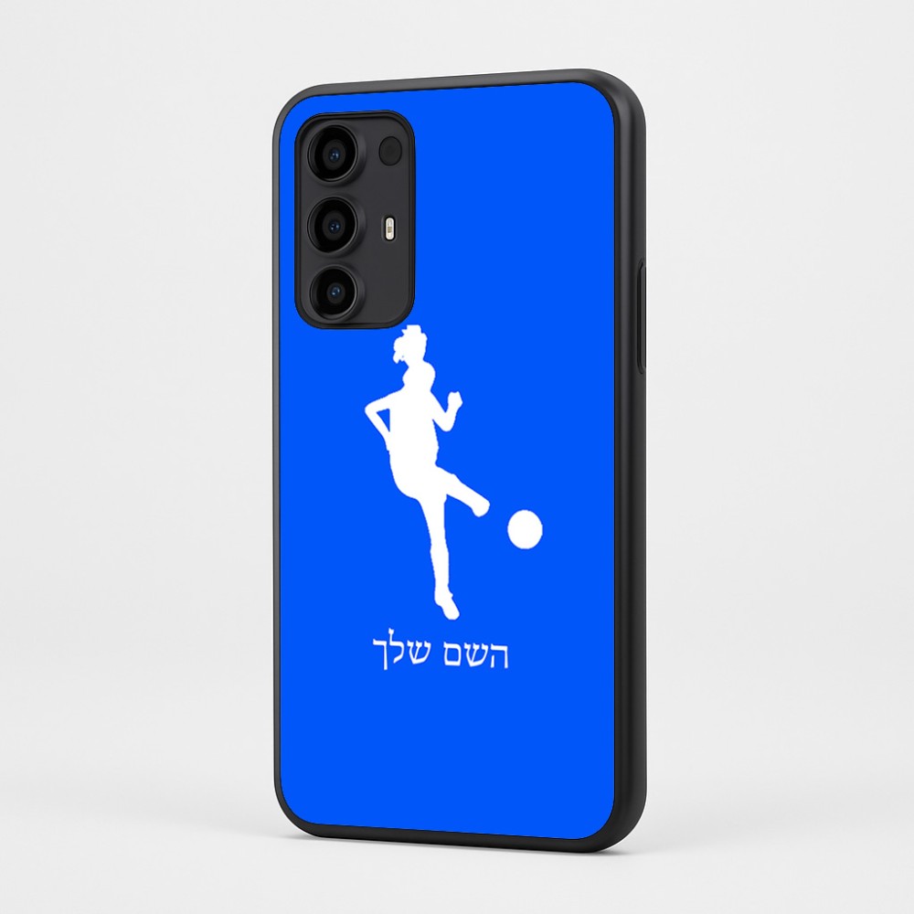 כיסוי בעיצוב אישי עם השם שלך לדגם - Motorola Moto G35 5G בעיצוב שחקנית כדורגל - אישה