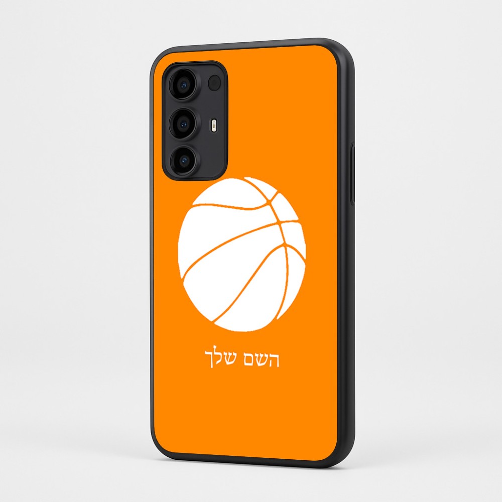 כיסוי בעיצוב אישי עם השם שלך לדגם - Motorola Moto G35 5G בעיצוב כדורסל