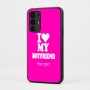 כיסוי בעיצוב אישי עם השם שלך לדגם - Motorola Moto G35 5G בעיצוב אוהבת את החבר שלי